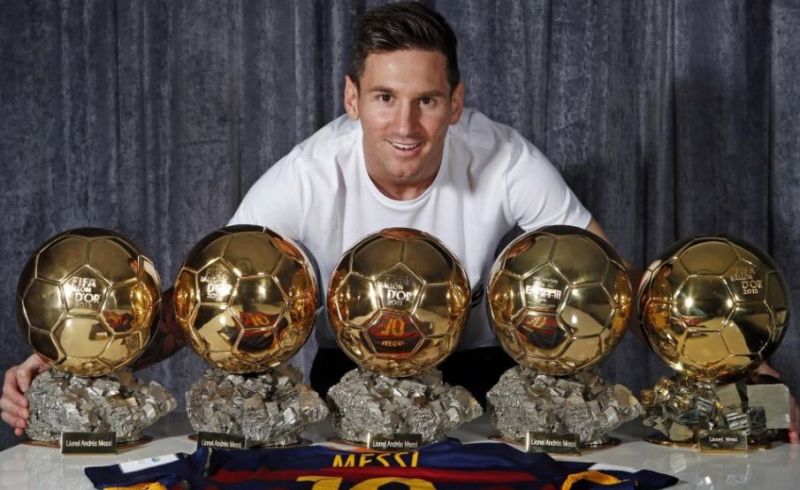 Messi có đến 7 quả bóng vàng trong sự nghiệp
