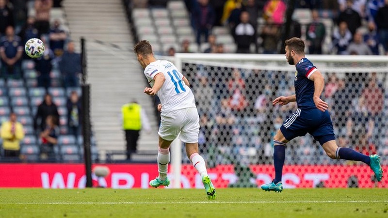 Patrik Schick chính là chủ nhân của giải thưởng bàn thắng đẹp nhất EURO 2021