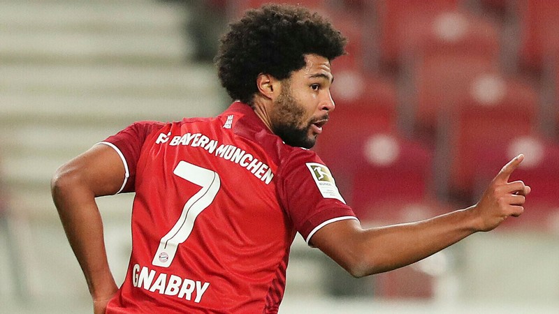 Serge Gnabry cũng có những màn thể hiện khá ấn tượng