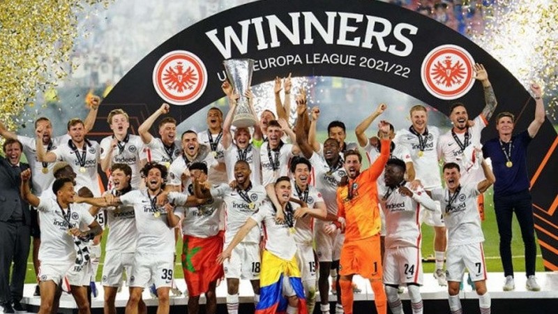 Europa League vào mùa giải 2021-2022 là câu chuyện cổ tích của clb Frankfurt