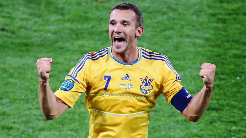 Cầu thủ Andriy Shevchenko chính là cầu thủ Ukraina vĩ đại nhất từ trước tới nay