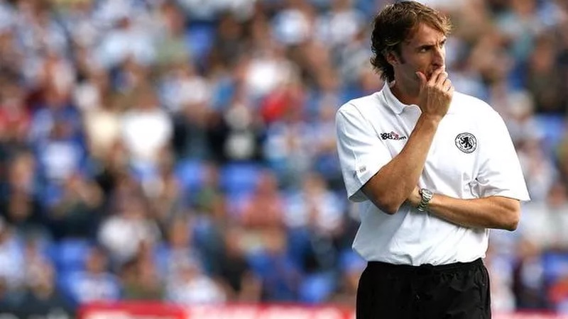 Huấn luyện viên Gareth Southgate chỉ dẫn dắt Middlesbrough trong thời gian ngắn
