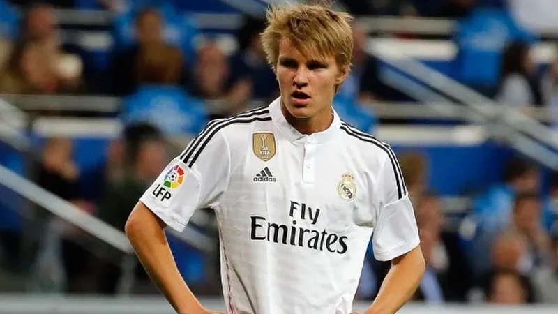 Cầu thủ Martin Odegaard từng thất bại nặng nề trong màu áo Real Madrid