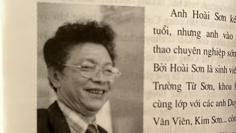 Hoài Sơn lại là cái tên có đóng góp rất lớn trong cộng đồng bóng đá Việt Nam ở quá khứ